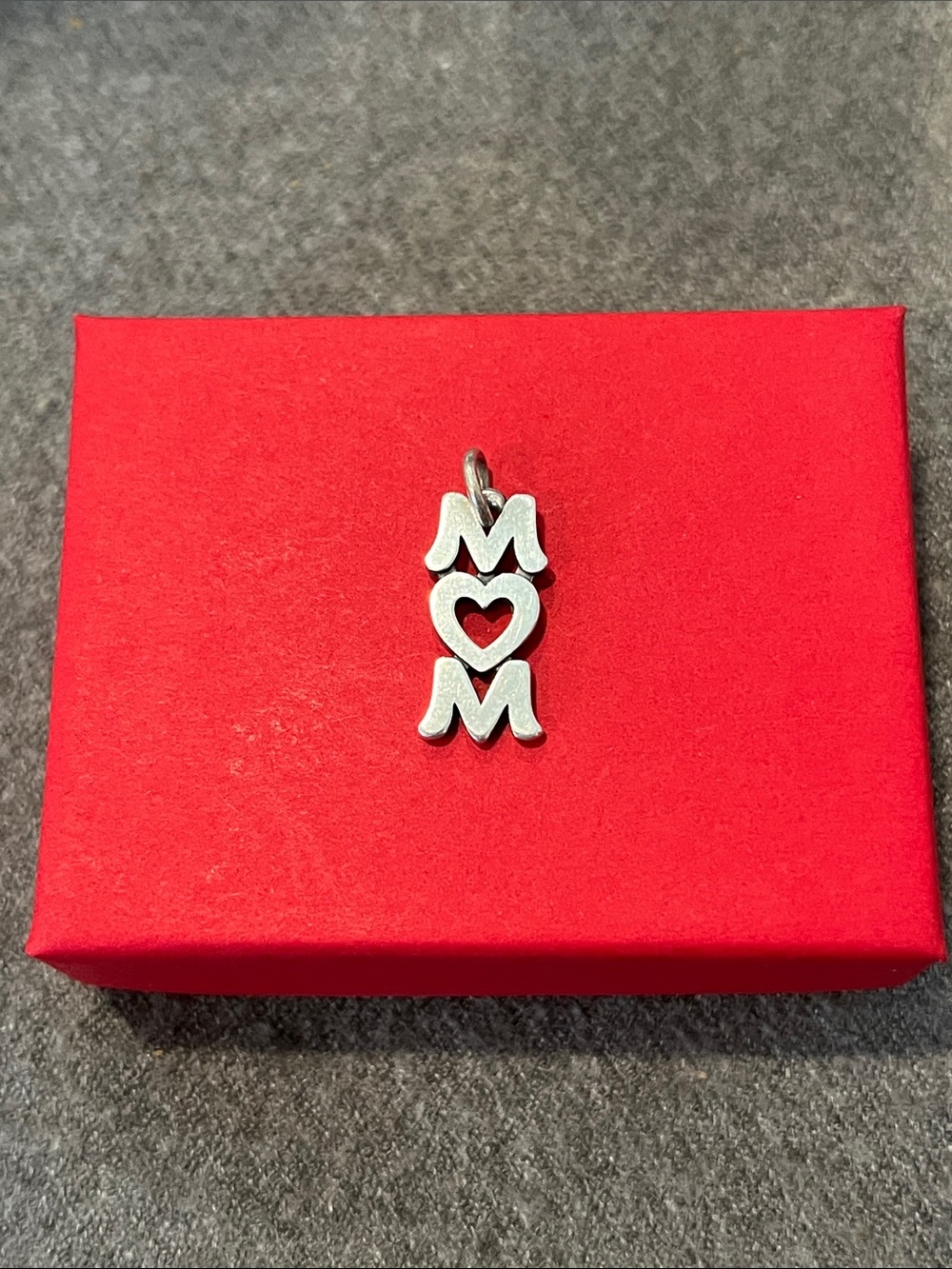 James Avery “Love You MOM” Sterling Charm/Pendant